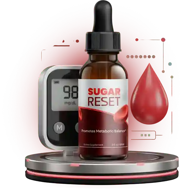 SugarReset Blood Sugar Drops 2fl oz 60ml 6-Nutrient Liquid Formula